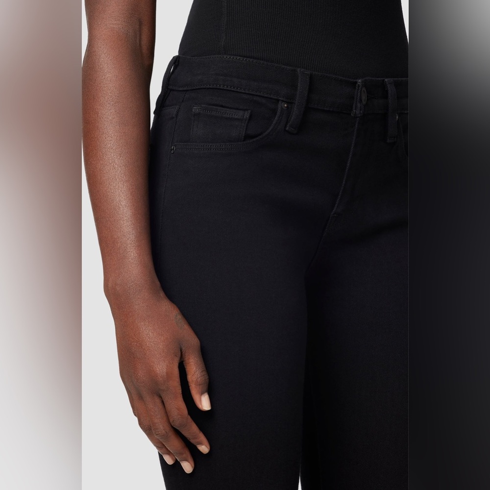 Hudson Nico Skinny Black Denim Jeans Sz 30